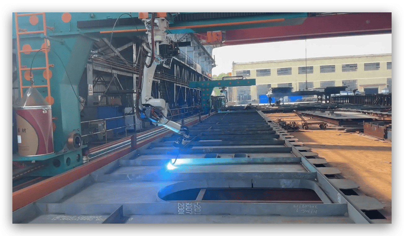 high mix low volume shipyard intelligent welding system