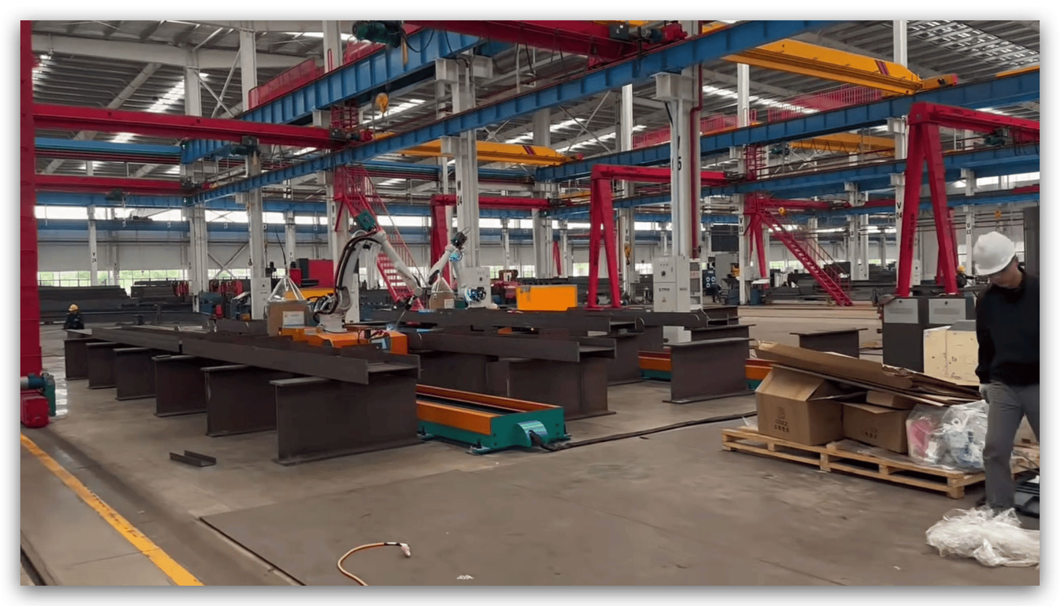 Large Scale Intelligent Welding Workstation Installation large scale intelligent welding workstation installation