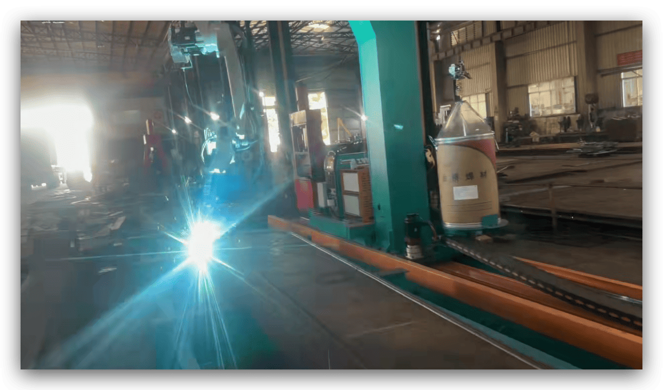 robotic welding system without programming for large steel structure robotic welding system without programming for large steel structure