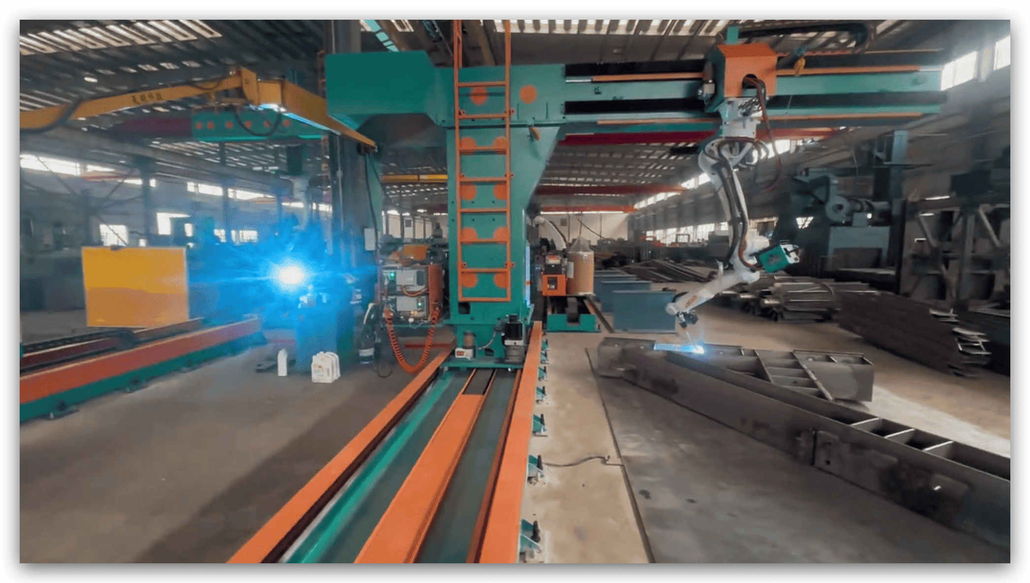 automated welding machine matching process and workpiece automated welding machine process matching