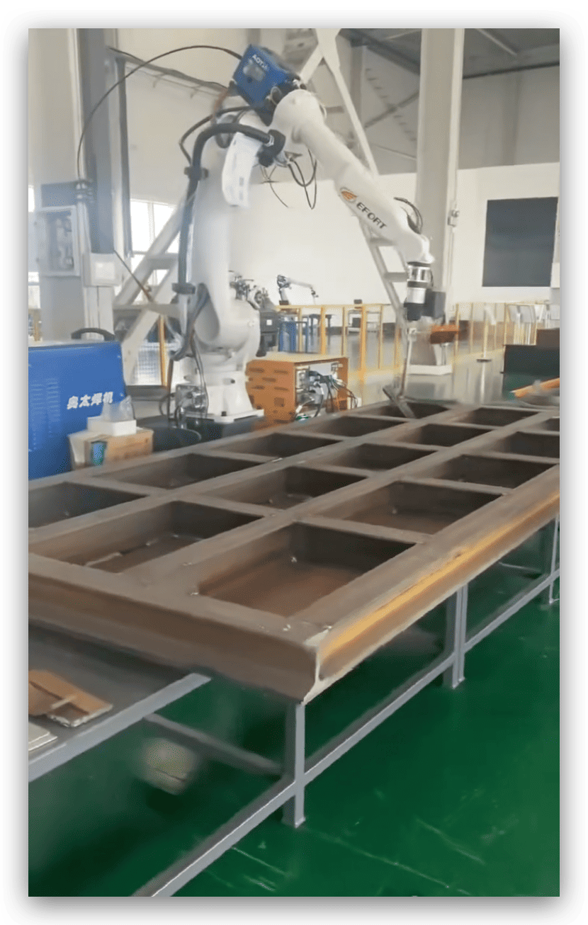 no programming robotic welding for random parts
