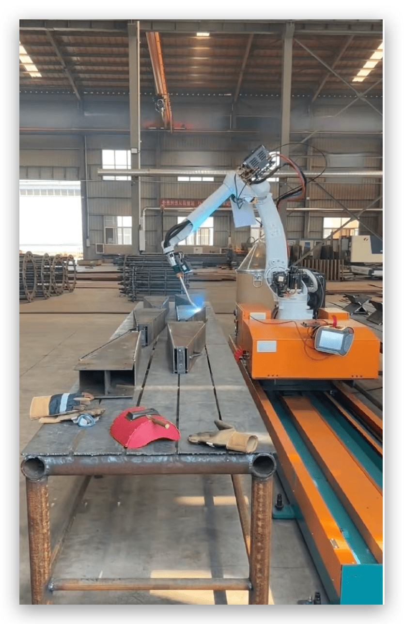 vision guided welding robot for cross arms and connection plates vision guided welding robot for cross arms and connection plates