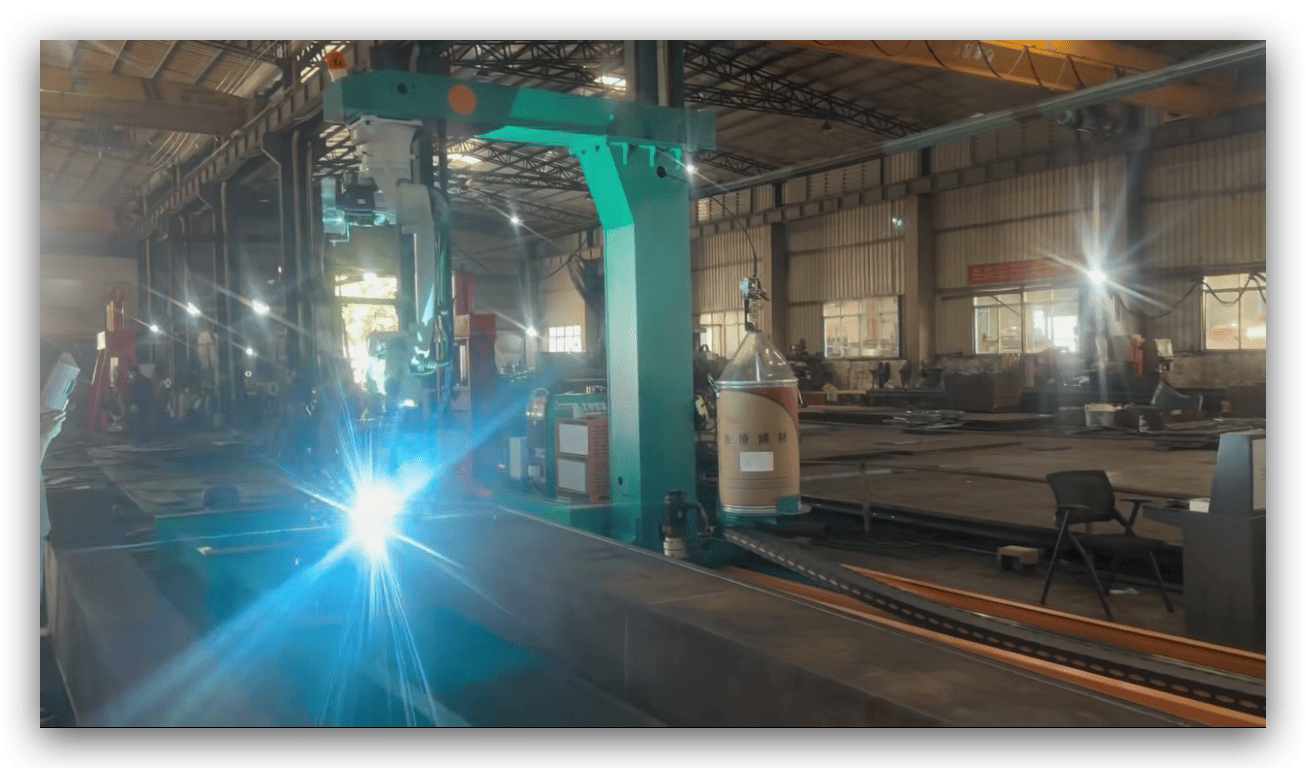 intelligent robotic welding station for excavator boom welding intelligent robotic welding station for excavator boom welding