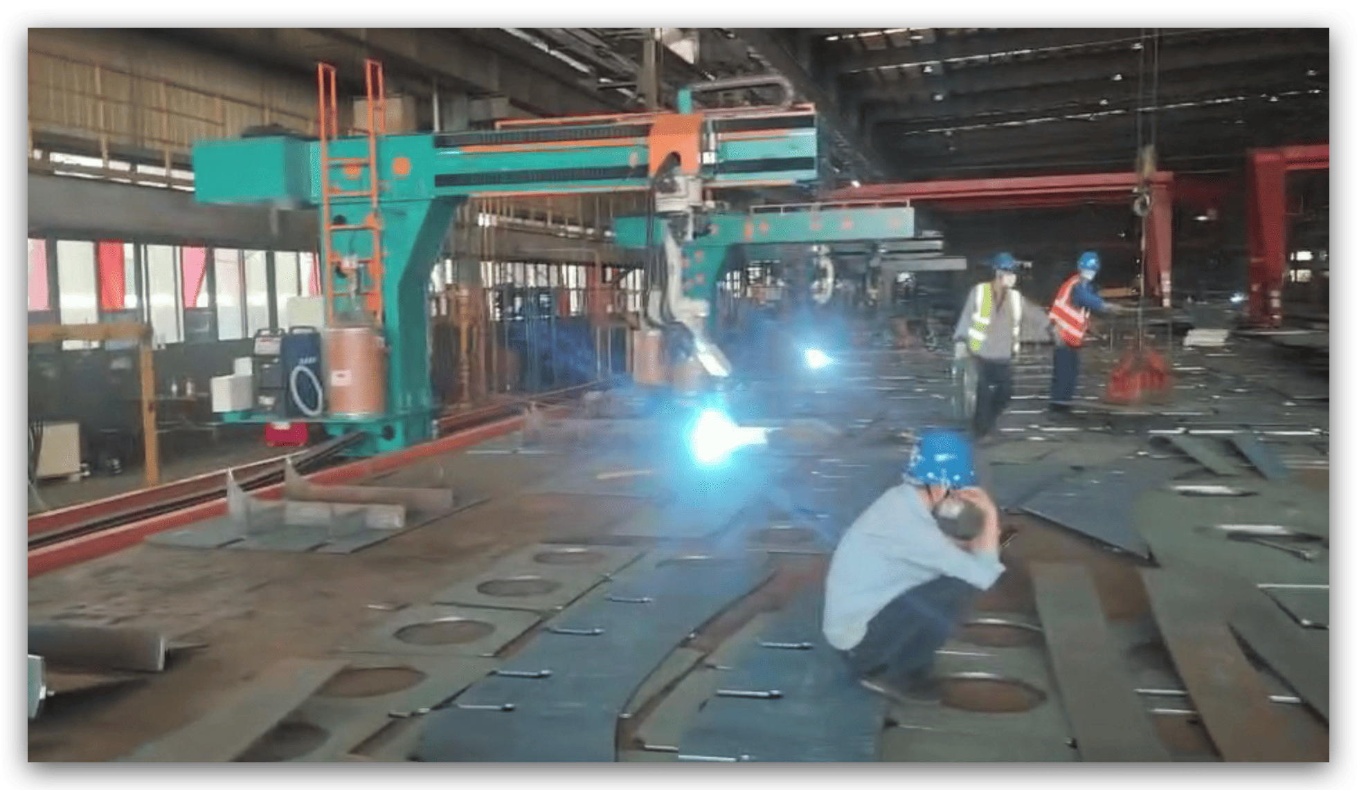 thick plate full penetration weld cross section multi-layer