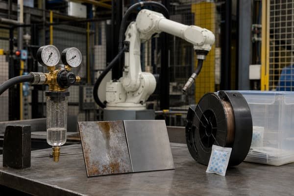 Robotic welding porosity causes and prevention