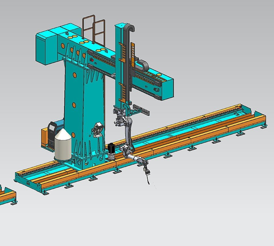 9-Axis Cantilever Welding Robot Workstation